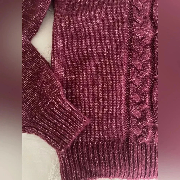 Banana Republic Cozy Cable Mock-Neck Sweater - Picture 5 of 15